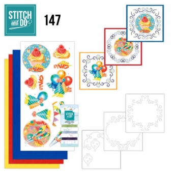 Stitch and Do 147 - Jeanine's Art - Happy Birthday